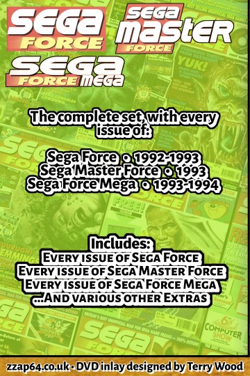 Sega Force DVD Back