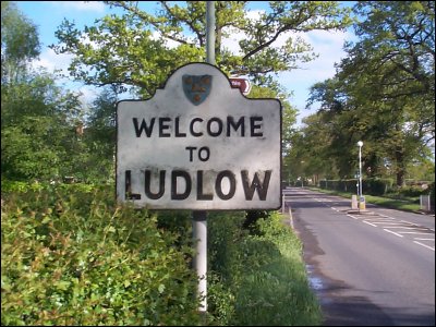 Ludlow Town Sign
