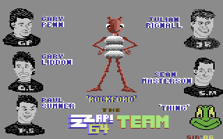 The ZZap! 64 Crew tribute picture