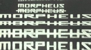 The Morpheus logo as it appears in the game