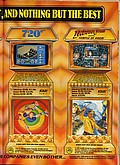 View advert for 720 Degrees and Indiana Jones And The Temple Of Doom - issue 33 page 113