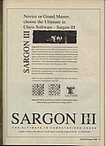 View advert for Sargon III - issue 40 page 61