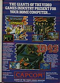 View advert for 1943, Bionic Commando and Street Fighter - issue 43 page 125