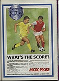 View advert for MicroProse Soccer - issue 44 page 183