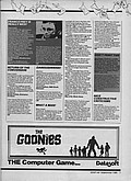 View advert for Goonies, The - issue 5 page 7
