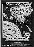 View advert for Crazy Comets - issue 7 page 17