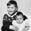 my brother and me