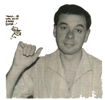 Roger Kean waving goodbye , Rockford - He was such a nice editor